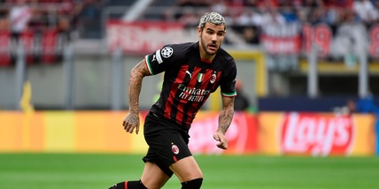 Milan, si ferma Theo Hernandez: stiramento all'adduttore