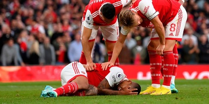 Paura Gabriel Jesus: a terra in Arsenal-Liverpool VIDEO