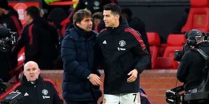 Conte e la paura di Cristiano Ronaldo: il gesto in conferenza stampa