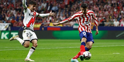 Morata non basta all'Atletico: l'ex Falcao regala il pari al Rayo al 90'