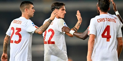 Verona-Roma 1-3: Mourinho sale al quarto posto