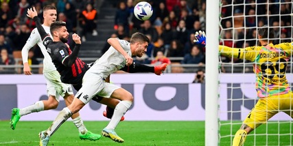 Giroud, capolavoro e rosso: allo Spezia non basta Maldini, Milan a -6 dal Napoli