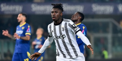 Kean dà il 5 alla Juve che passa a Verona