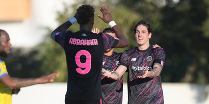 Roma, tris al Waalwijk: in gol Abraham, El Shaarawy e Zaniolo