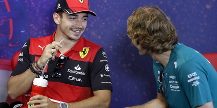 F1 Ferrari, Vettel elogia l'ex compagno Leclerc: "Talento indescrivibile"