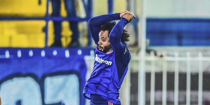 Marcelo a segno con l'Olympiakos: l'esultanza non è nuova