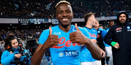 Napoli-Juve, Osimhen: "Abbiamo buone chance di vincere lo Scudetto"