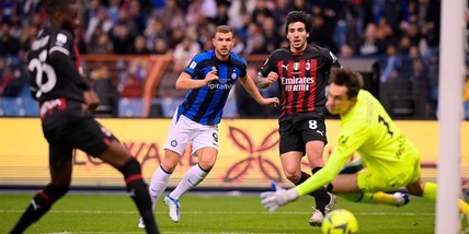 Milan-Inter, le pagelle: Dzeko da incorniciare, Tomori disarmato