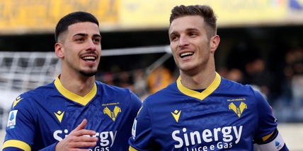 Verona-Lecce 2-0: Depaoli e Lazovic, gol e punti salvezza