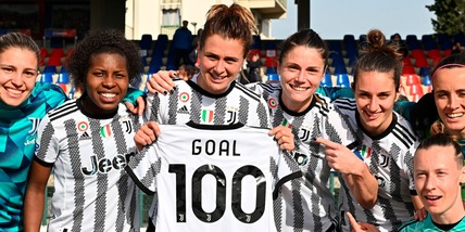 Girelli fa 100 ed è nella storia della Juve: il post e le reazioni