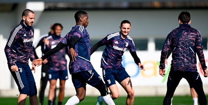 Juve-Nantes, Pogba si rivede in gruppo. Ok Bonucci e Cuadrado