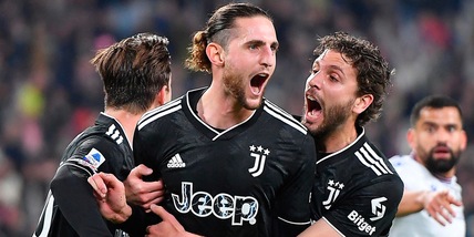 Juve-Samp 4-2: doppio Rabiot, gioia Soulé, testa al Friburgo