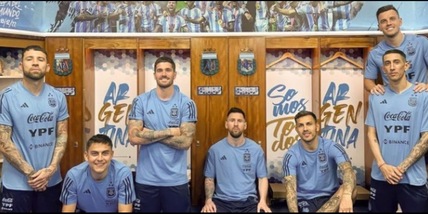 Argentina: Di Maria, Dybala, Messi, la foto Mondiale fa il giro del web