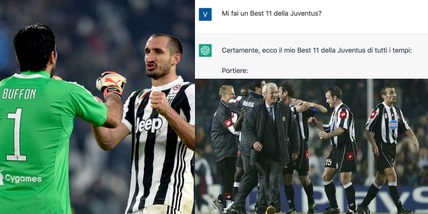 Juventus, la top 11 di sempre secondo ChatGPT