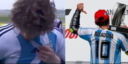 Bezzecchi come Valentino Rossi, maglia Albiceleste sul podio in Argentina