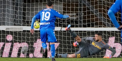 Empoli-Lecce 1-0: Caputo su rigore regala tre punti a Zanetti