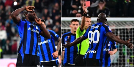 Juve-Inter, Lukaku gol e espulsione: il gesto ai tifosi avversari