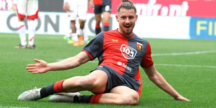 Dragusin e il Genoa-muro di Gilardino