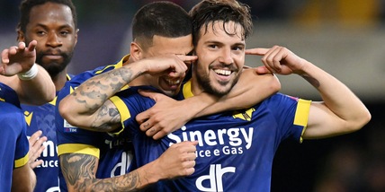 Verona-Bologna 2-1: Verdi show, Dominguez non basta. Caos all'intervallo