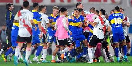 River-Boca, mega rissa nel finale: caos incredibile, cosa è successo