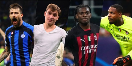 Inter-Milan, pagelle: Acerbi-Barella gara totale. Leao, tanta attesa per nulla