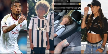 Boateng, la Juve "fa male": il figlio con la Satta veste bianconero e lui...