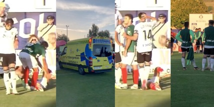 Giuliano Simeone, brutto infortunio: ambulanza in campo e gara annullata