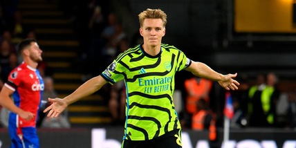 All'Arsenal basta un rigore di Odegaard: Crystal Palace ko