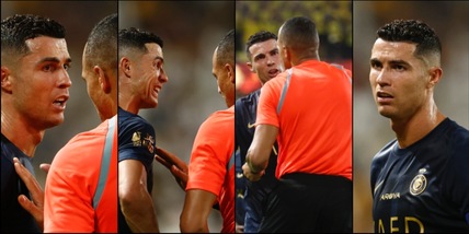 Ronaldo, gol annullato e furia contro l'arbitro: "Sempre contro di me!"