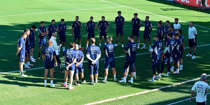 Spalletti e l'Italia, primo allenamento a Coverciano: il discorso al gruppo