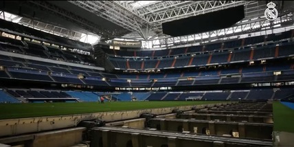 Real Madrid, nuovo Bernabeu è uno spettacolo: campo retrattile e copertura