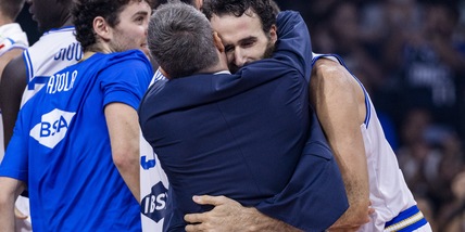 Datome, omaggio in Italia-Slovenia: Doncic decisivo ma la scena è per Gigi