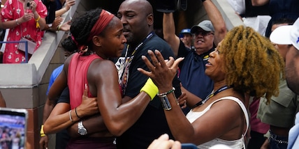 US Open, l'abbraccio commovente della Gauff alla madre dopo la vittoria nello Slam