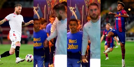 Yamal-Ramos protagonisti in Barcellona-Siviglia. E quella foto del 2016…