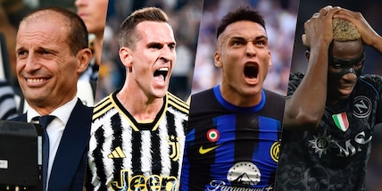 Serie A, classifica a confronto: la Juve brilla, Inter ok, Napoli in calo