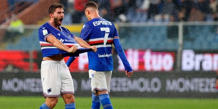 Samp di cuore, Borini segna e Pirlo respira: battuto il Palermo