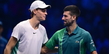 Sinner-Djokovic, le emozioni della finale Nitto ATP Finals per immagini