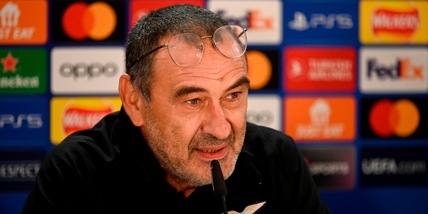 Sarri, Lazio-Celtic e l'esempio del Barcellona: "Sono discorsi da bar"
