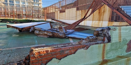 Allegri in campo per il Gabbione crollato: “Ho contattato il sindaco”