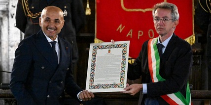 Napoli, cittadinanza onoraria a Spalletti: "Juve? Le partite le vedo tutte..."