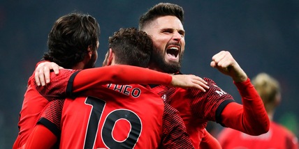 Adli-Giroud-Hernandez, tris Milan alla Roma: Mourinho, altro ko dopo il derby