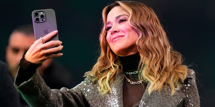 Diletta Leotta, selfie a San Siro per Inter-Juventus