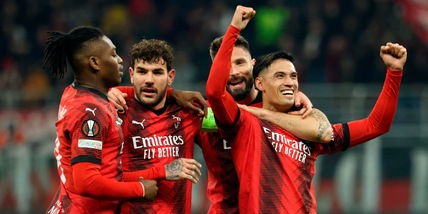 Milan forza quattro, ma lo Slavia in 10 per più di un'ora lo fa soffrire