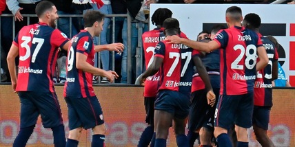 Atalanta ko, frenata Champions: Cagliari show. Il Genoa vince, brilla Gudmundsson