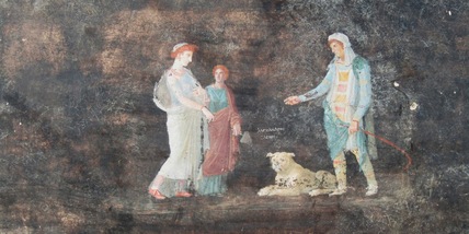 Pompei, torna alla luce un salone dedicato alla Guerra di Troia