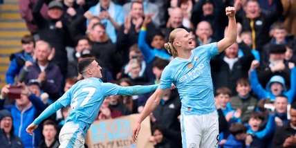 Haaland alieno, quattro gol in City-Wolves: la rincorsa all'Arsenal continua