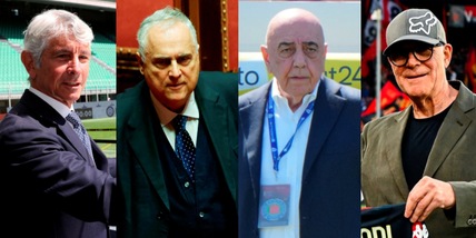 Lotito, Galliani, Zangrillo e il doppio ruolo nella bagarre calcio-politica