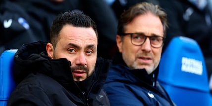 "De Zerbi innamorato dell'Italia, a Napoli non c'è motivo per dire no"