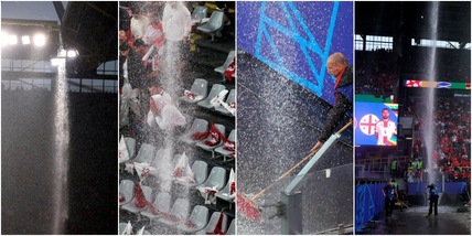 Yildiz, esordio bagnato: pazzesco acquazzone prima di Turchia-Georgia