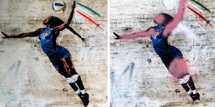 Egonu, vandalizzato il murale a Roma: il commento dell’artista, il post di Giannelli